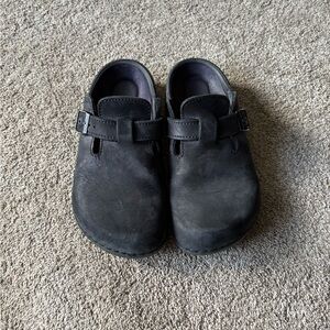 Birkenstock Black Slip-On Clog with Buckle